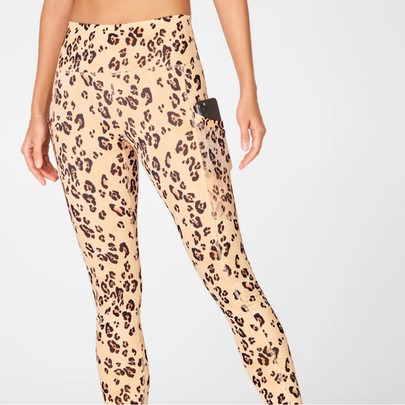 Small On the Go Fabletics desert leopard leggings. Brand NEW tags on. - Picture 2 of 5